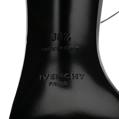 Givenchy Smooth Nappa Crystal G Cube 105mm Sandals 38.5 Black Silvery 6 of 8