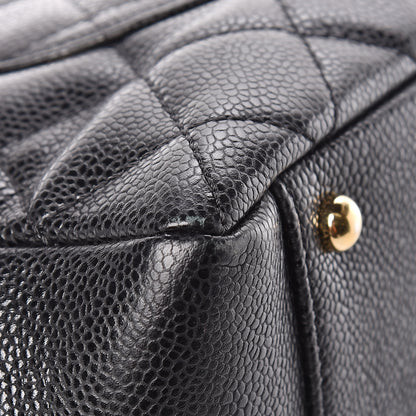 Chanel Caviar Quilted XL Grand Shopping Tote GST Black 8 of 11