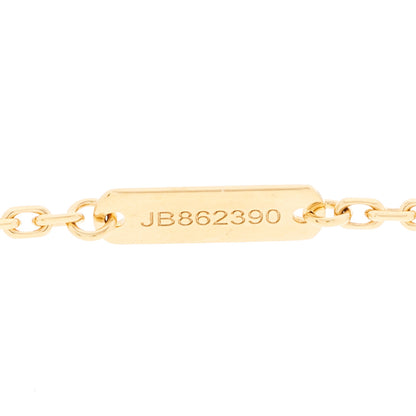 Van Cleef & Arpels 18K Yellow Gold Mother of Pearl Sweet Alhambra Pendant Necklace 5 of 7