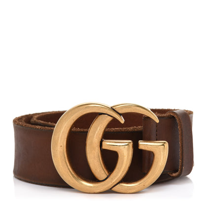 Gucci Faded Calfskin Double G Belt 80 32 Cuir 1 of 5
