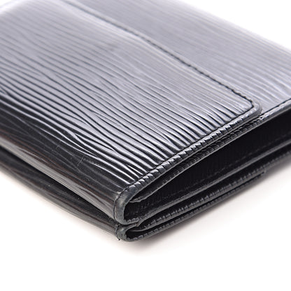 Louis Vuitton Epi Elise Wallet Black 11 of 12