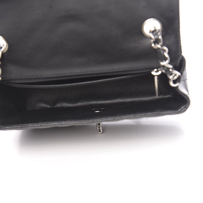 Chanel Lambskin Chevron Quilted Mini Rectangular Flap Black 5 of 11