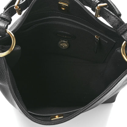 Mulberry Goat Printed Calfskin Small Freya Hobo Black 5 of 10