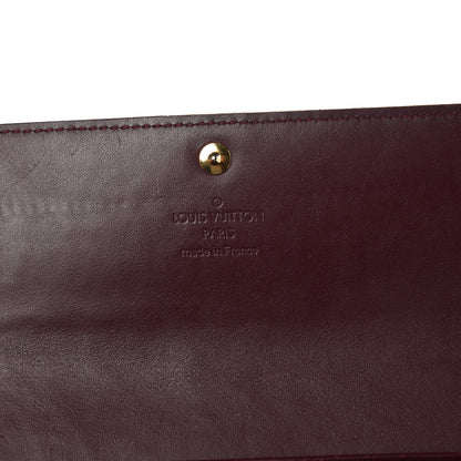 Louis Vuitton Vernis Sarah Wallet Rouge Fauviste 6 of 8