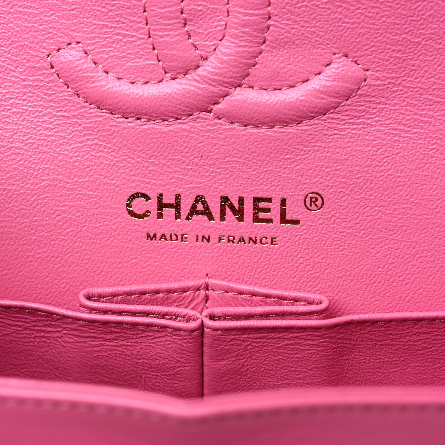Chanel Lambskin Chevron Quilted Small Double Flap Pink 6 of 13