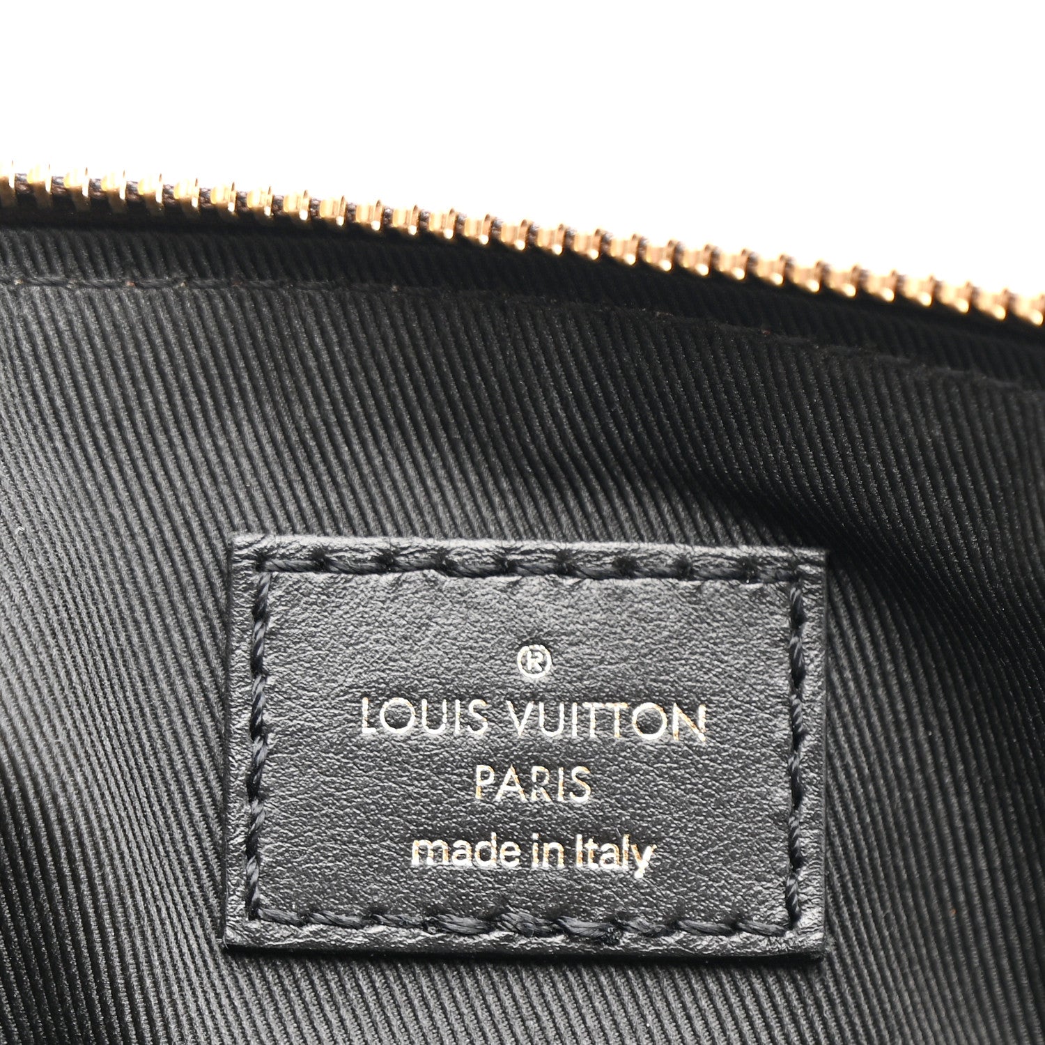 Louis Vuitton Damier Ebene Odeon Tote MM Black 6 of 9