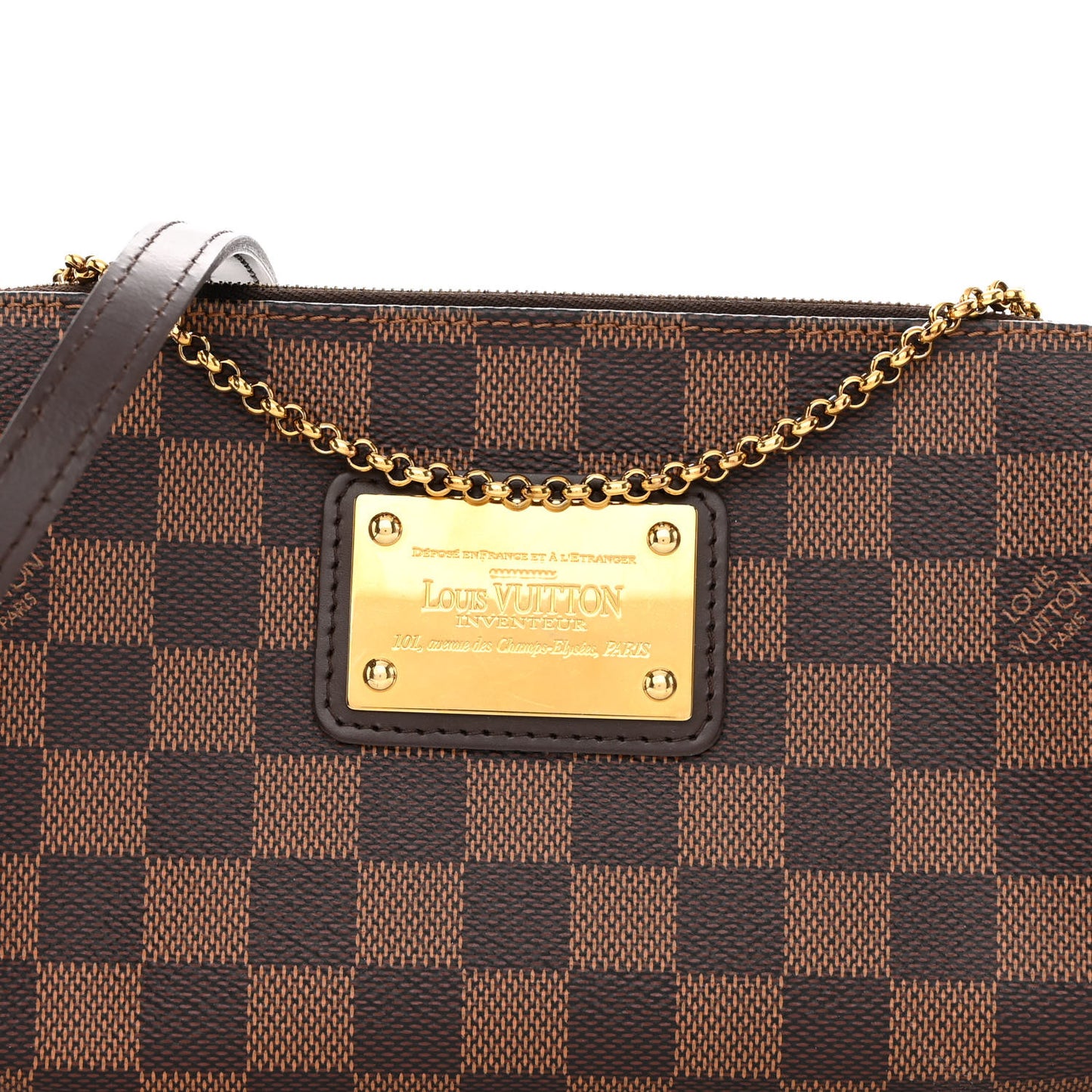 Damier Ebene Eva Clutch
