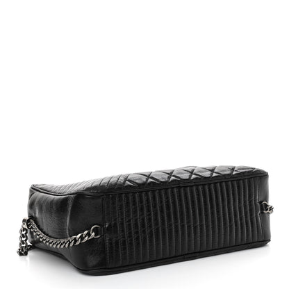 Chanel Glazed Calfskin Small Coco Boy Camera Case Black 4 of 10