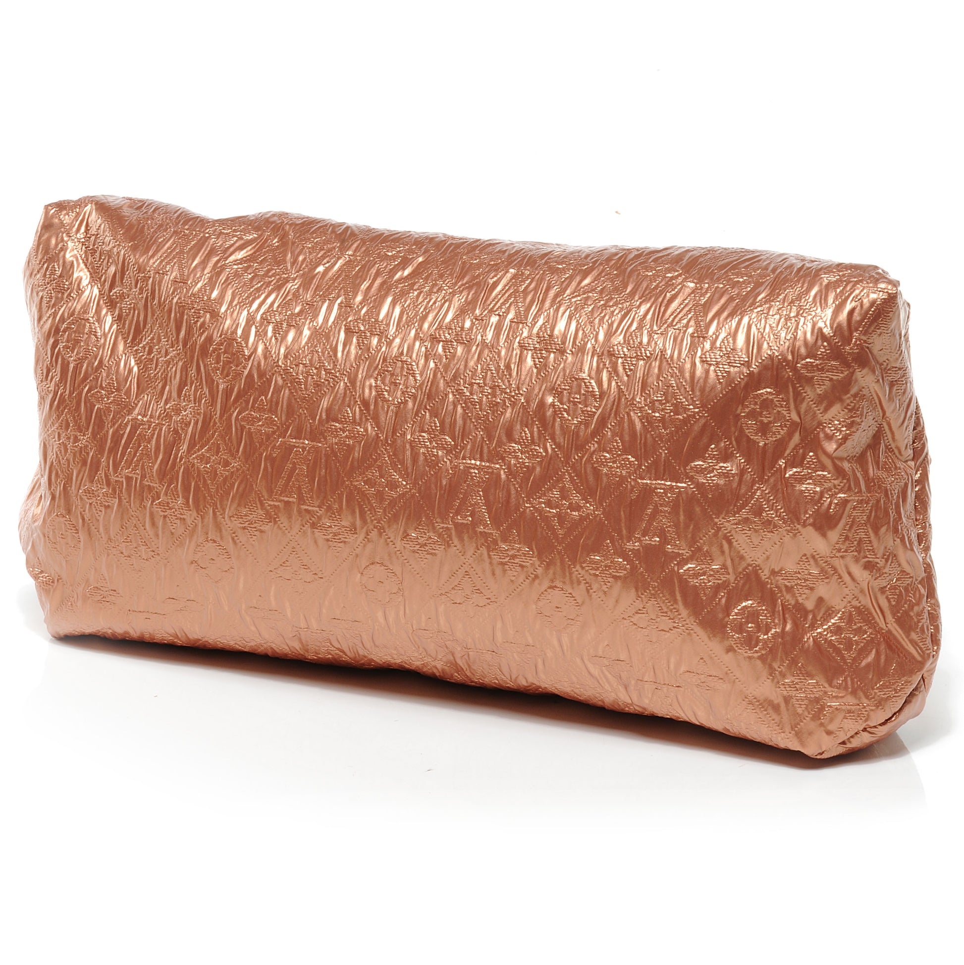 Louis Vuitton Jacquard Quilted Monogram Limelight Clutch GM Rose Gold 4 of 8