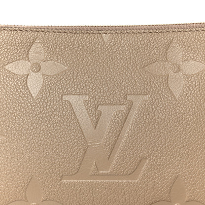 Louis Vuitton Empreinte Monogram Giant Neverfull MM Pochette Tourterelle 7 of 7