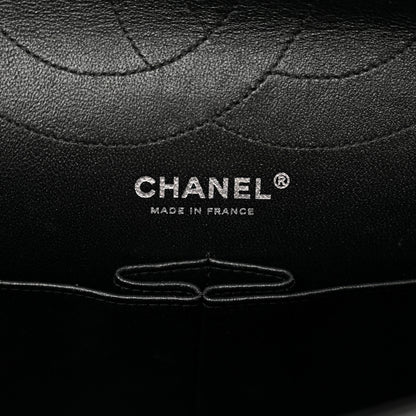Chanel Glazed Aged Calfskin Quilted 2.55 Reissue 227 Flap So Black 6 of 10