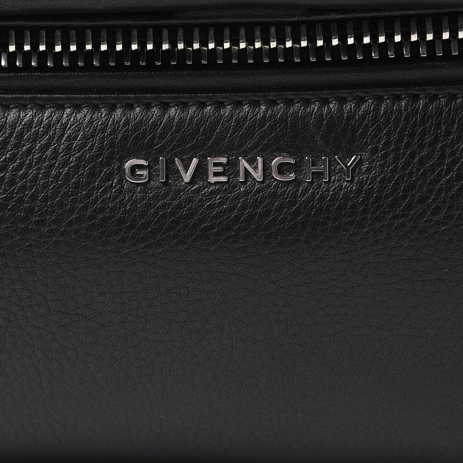 Givenchy Calfskin Studded Medium Pandora Pure Flap Bag Black White 9 of 9