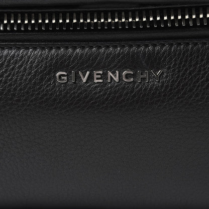 Givenchy Calfskin Studded Medium Pandora Pure Flap Bag Black White 9 of 9