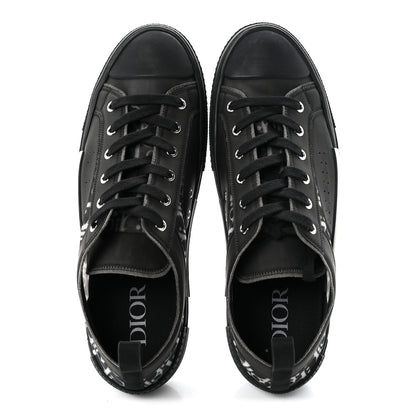 Christian Dior Technical Canvas Oblique Mens B23 Low Top Sneakers 45 Black 2 of 9