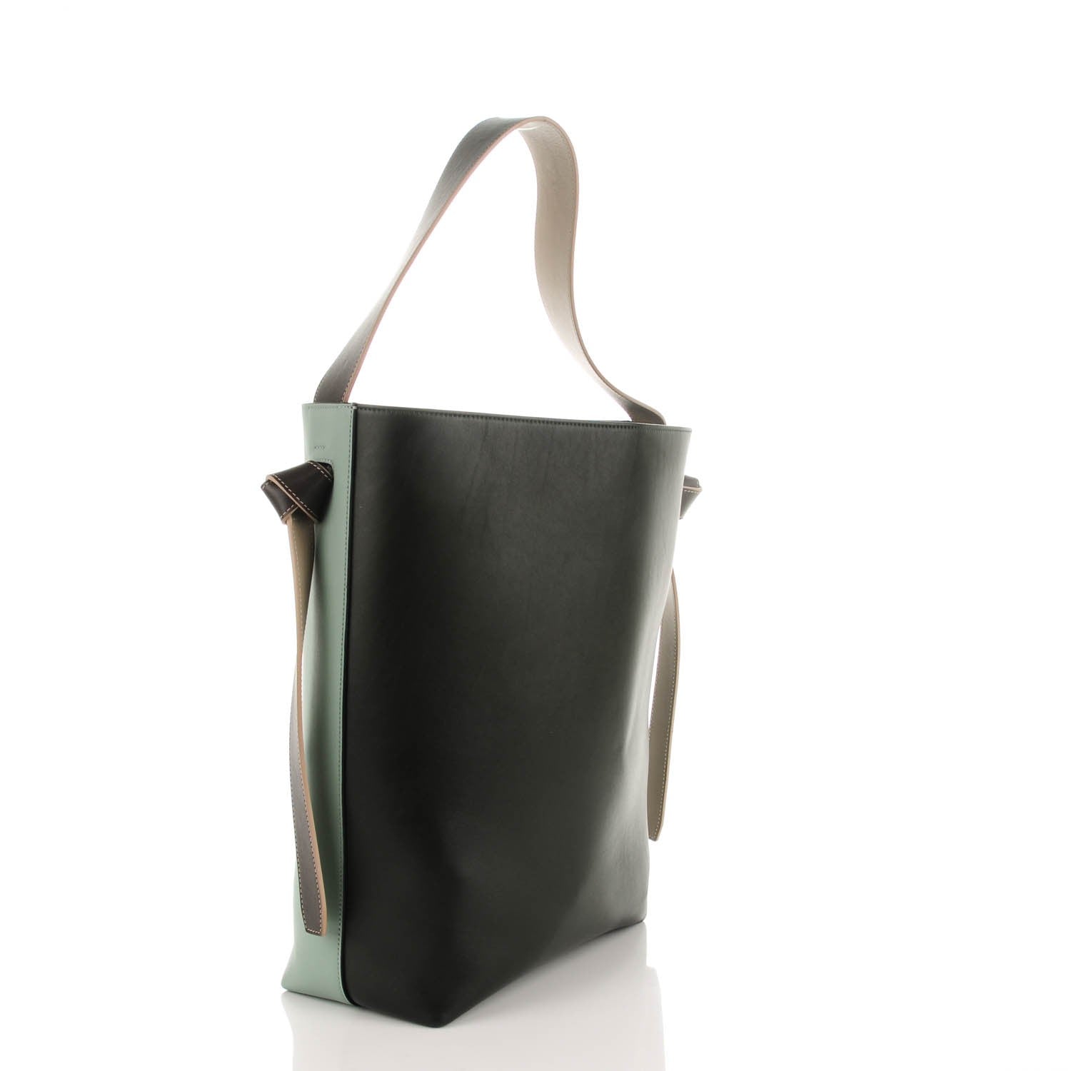 Celine Shiny Smooth Calfskin Small Twisted Cabas Jade Forest 3 of 7