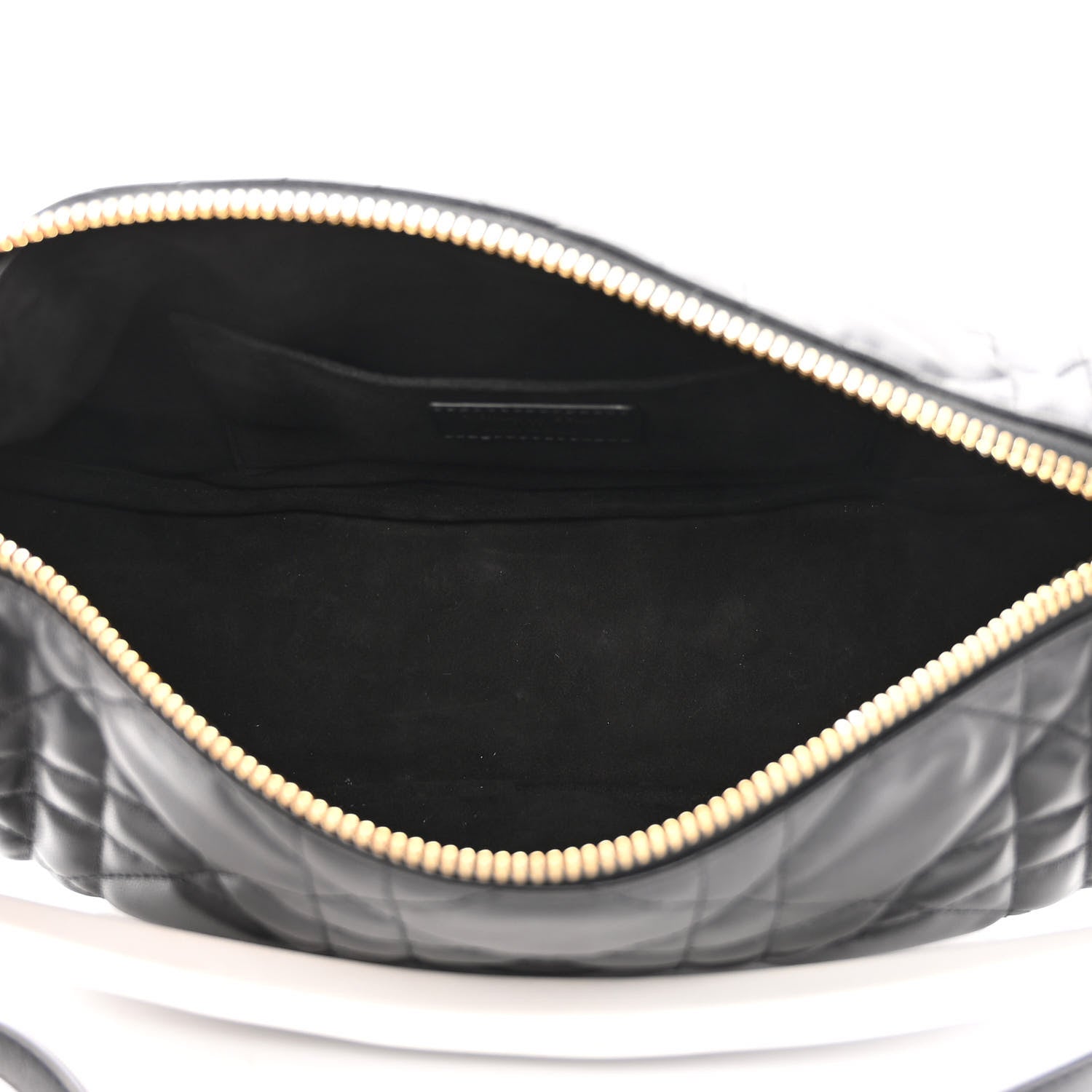 Christian Dior Lambskin Cannage Medium Dior Vibe Hobo Bag Black 5 of 9