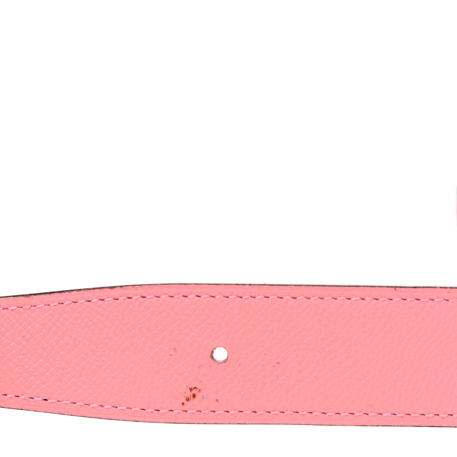 Hermes Epsom 32mm H Belt 95 Rose Confetti Rouge Tomate 7 of 8