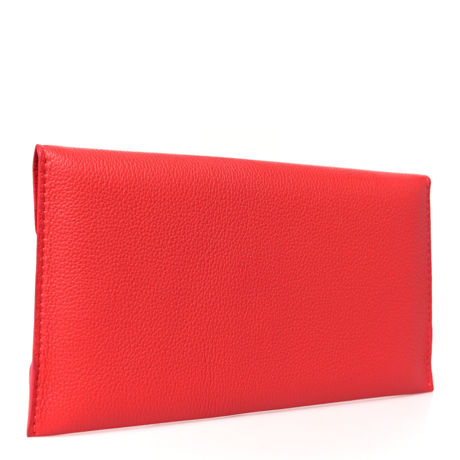 Louis Vuitton Calfskin Envelope Pouch Red 3 of 8