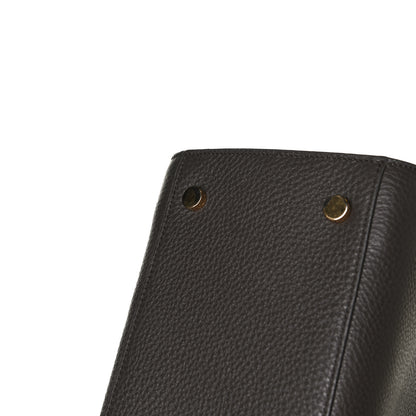 Saint Laurent Grained Calfskin Small Sac De Jour Charcoal 16 of 17