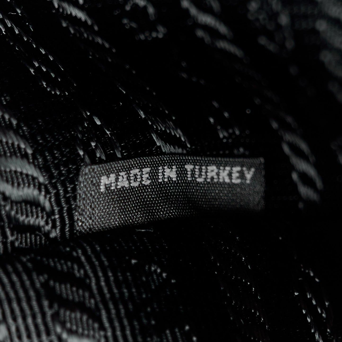 Tessuto Nylon Gaufre Small Tote Black