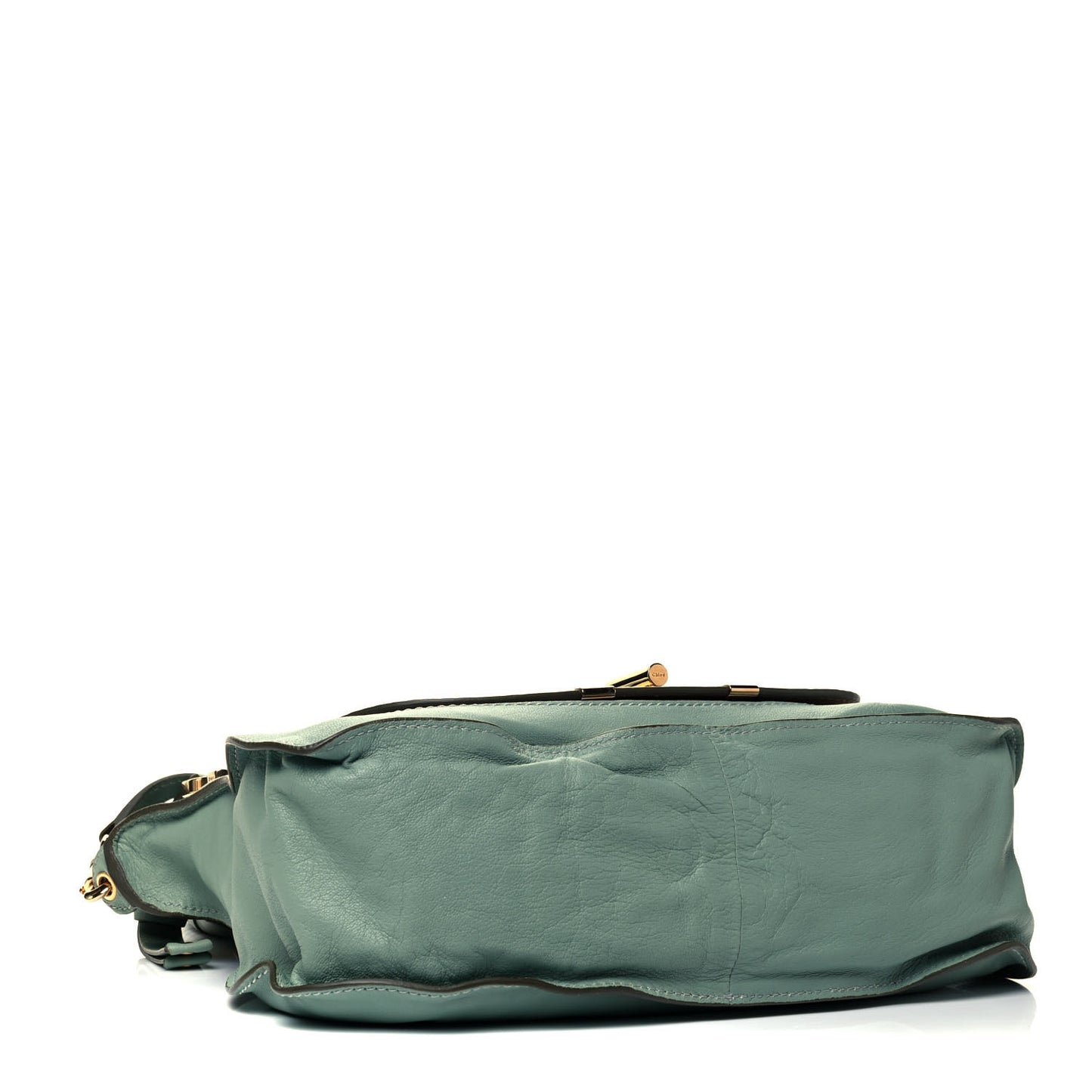 Calfskin Medium Marcie Lock Satchel Icy Mint