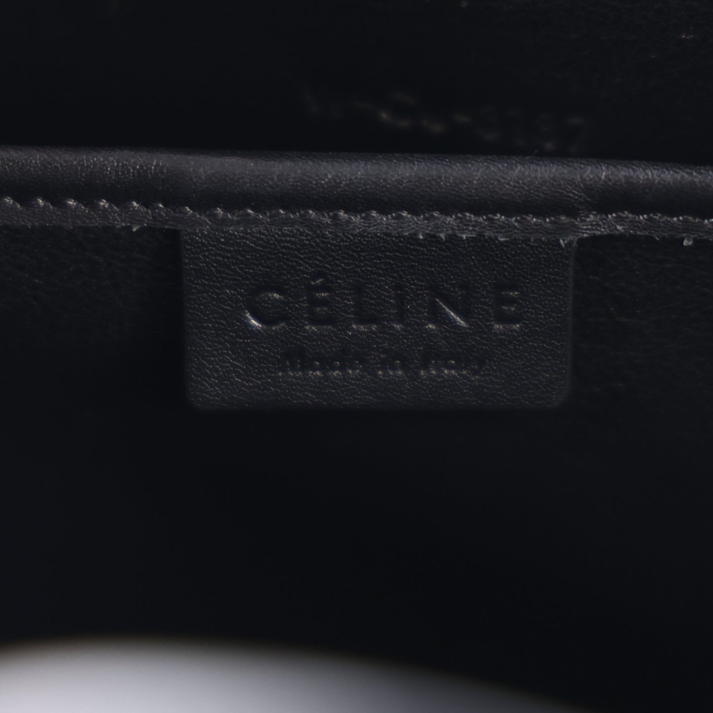 Smooth Calfskin Nano Luggage Black