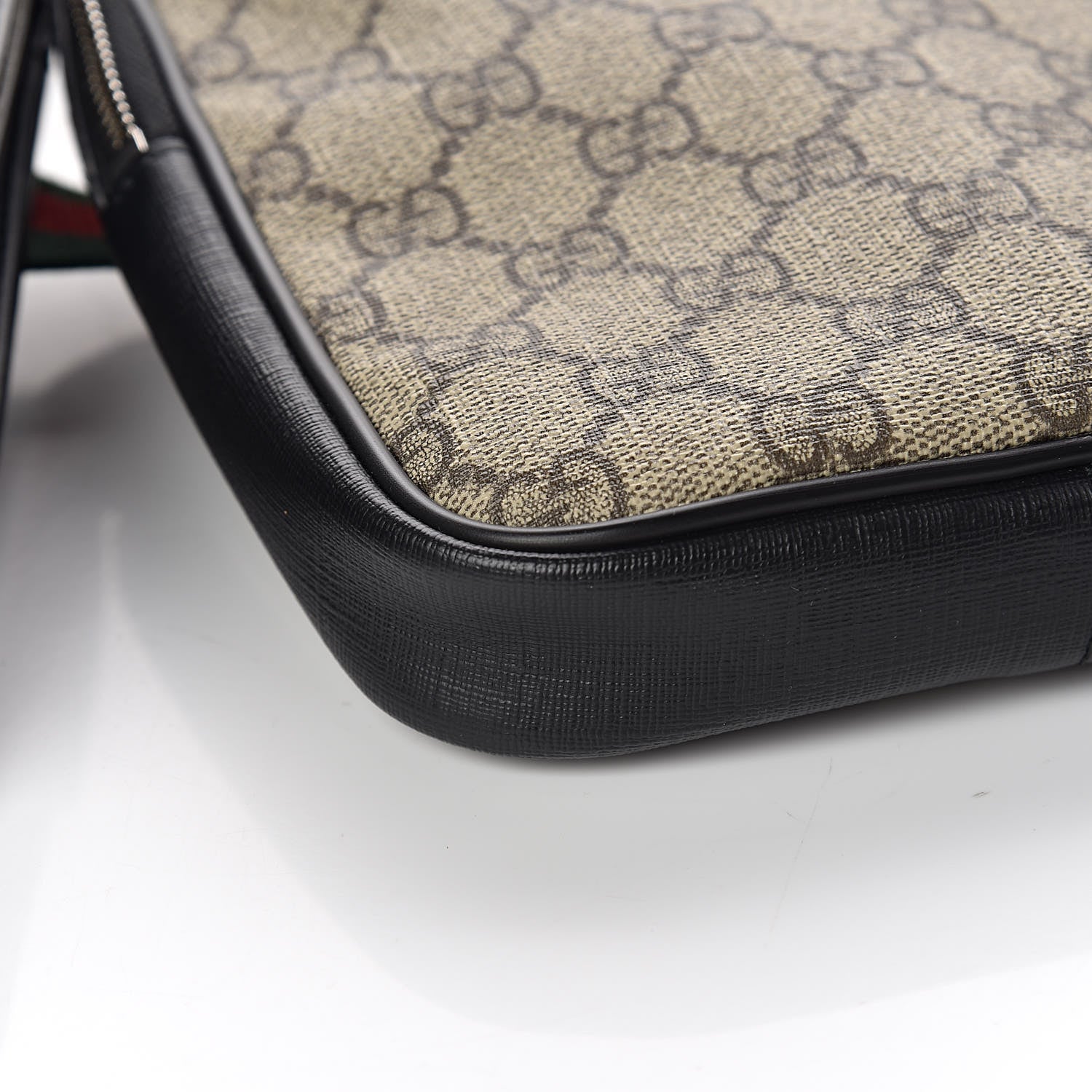 Gucci GG Supreme Monogram Web Belt Bag Black 13 of 14