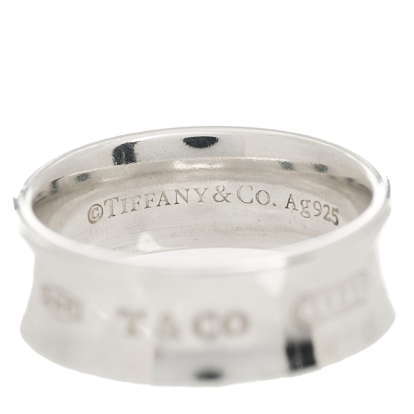 Sterling Silver 1837 Band Ring 50 5.5