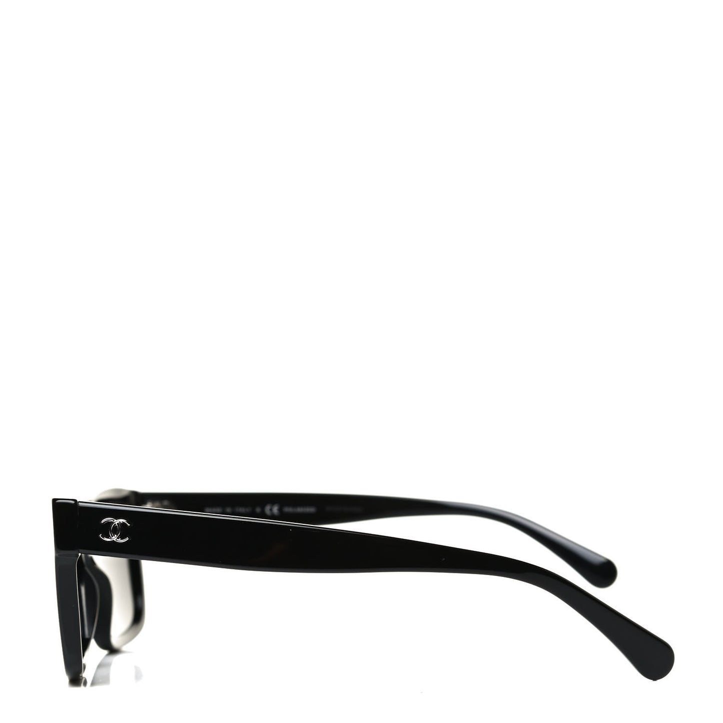 Acetate Polarized Square Sunglasses 5417 Black