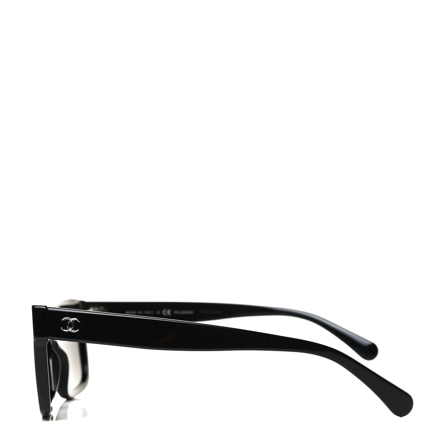 Chanel Acetate Polarized Square Sunglasses 5417 Black 3 of 9