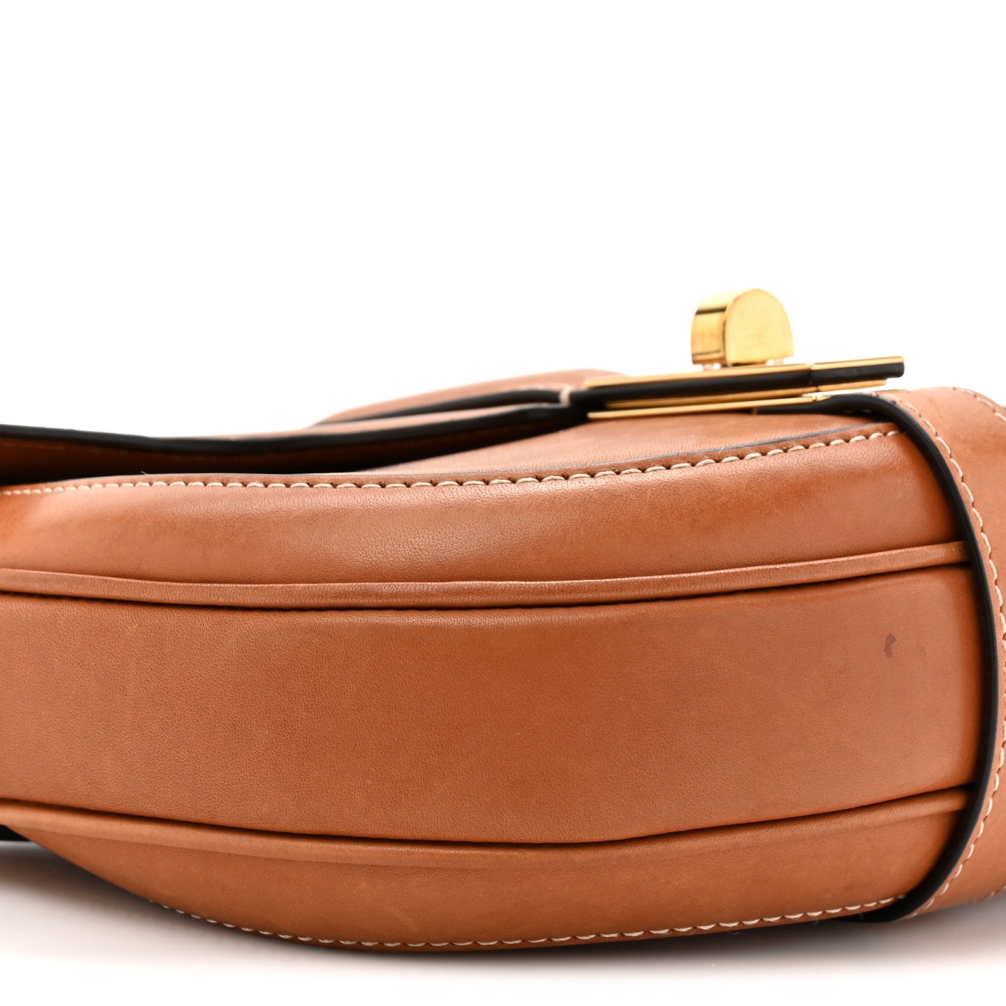Natural Calfskin Besace Small 16 Tan