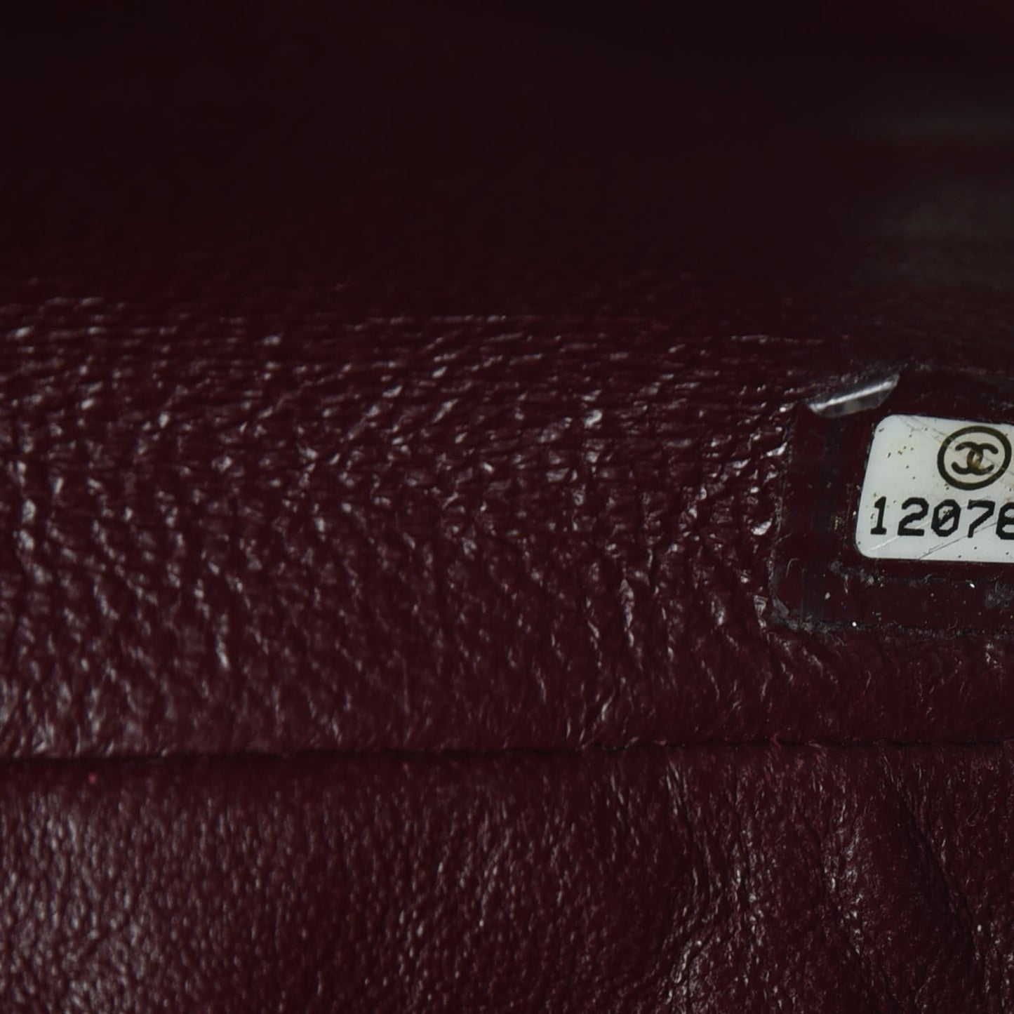 Washed Lambskin Quilted Jumbo Single Flap Bijoux Chain Navy