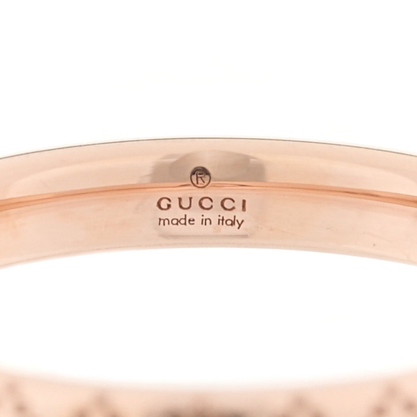 18K Rose Gold Diamantissima Band Ring 50 5.25