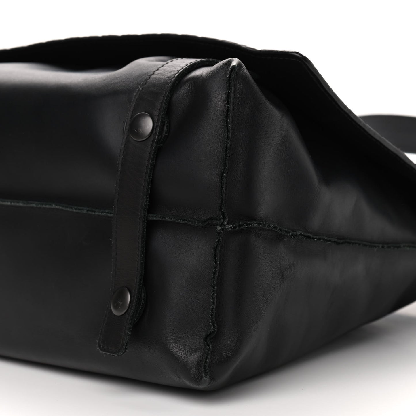 Nappa Intrecciato Messenger Bag Black
