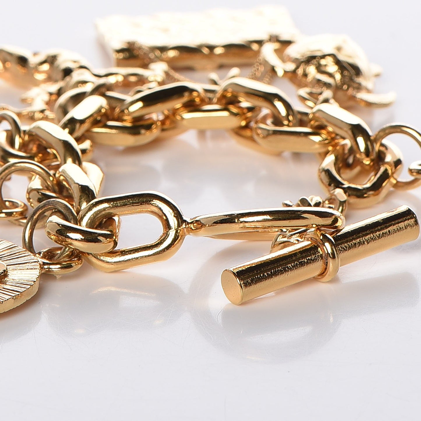 Precious Symbols Charm Bracelet Gold