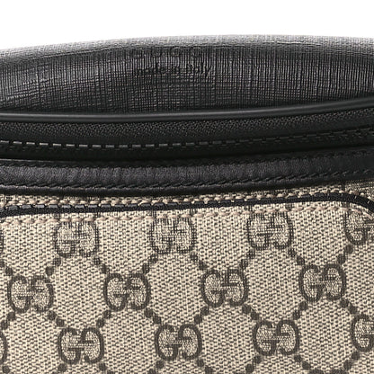 Gucci GG Supreme Monogram Belt Bag Black 8 of 10