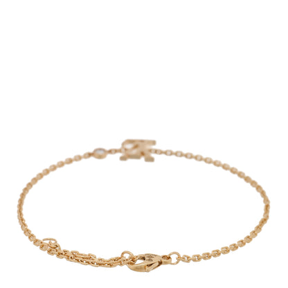 Louis Vuitton 18K Yellow Gold Diamond Idylle Blossom LV Bracelet 2 of 4