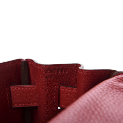 Hermes Taurillon Clemence Kelly Retourne 28 Rouge Casaque 9 of 11