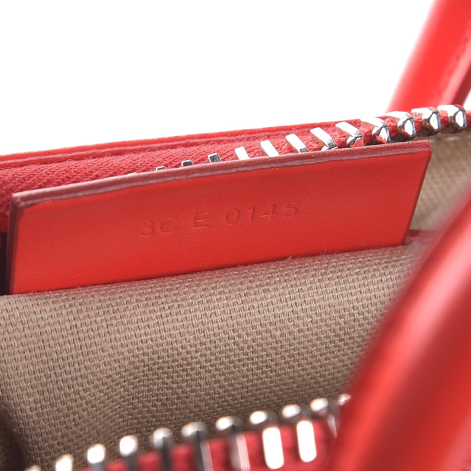 Givenchy Shiny Lord Calfskin Mini Antigona Red 7 of 7