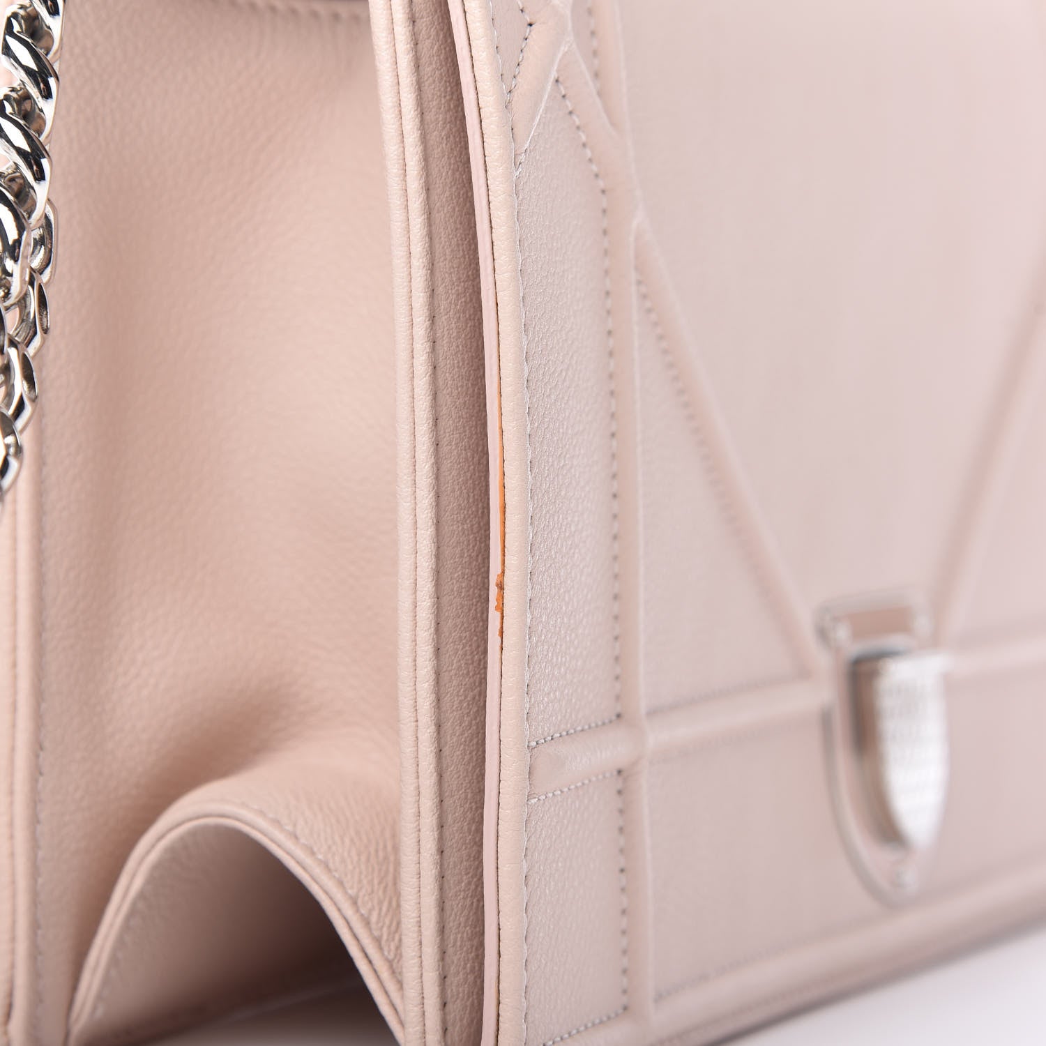 Christian Dior Grained Calfskin Cannage Medium Diorama Flap Bag Rose Poudre 11 of 11