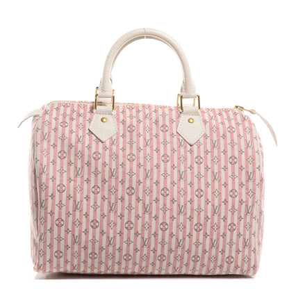 Louis Vuitton Mini Lin Croisette Speedy 30 Rouge 1 of 8