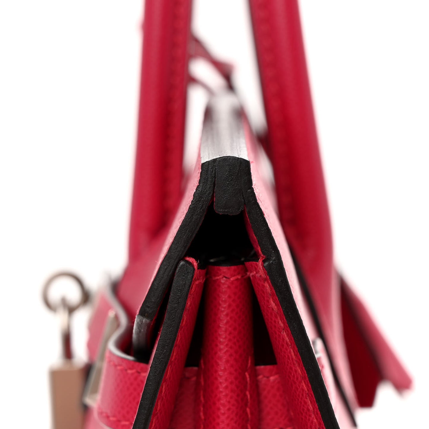 Madame Calfskin Birkin Sellier 25 Framboise