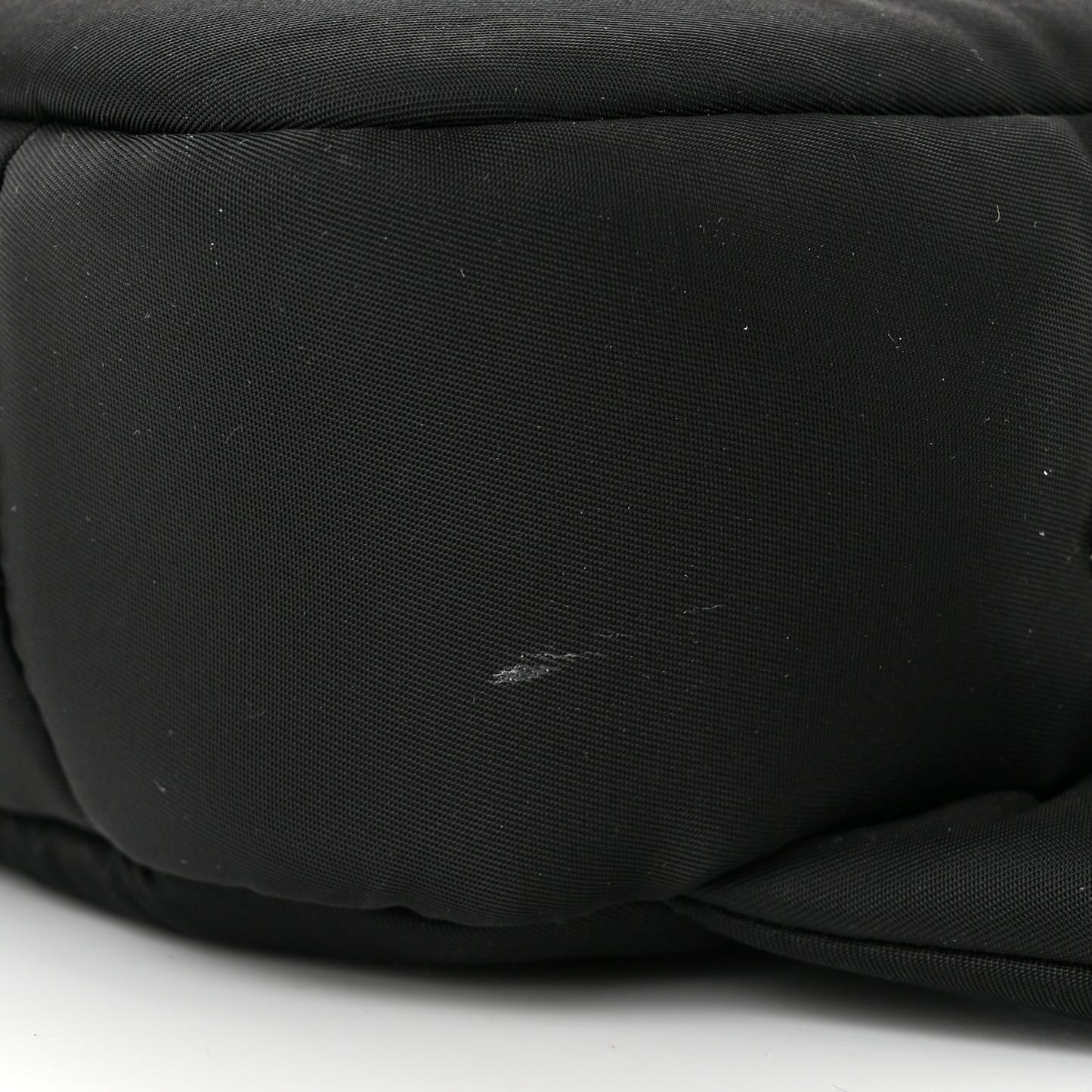 Tessuto Nylon Soft Padded Belt Bag Black