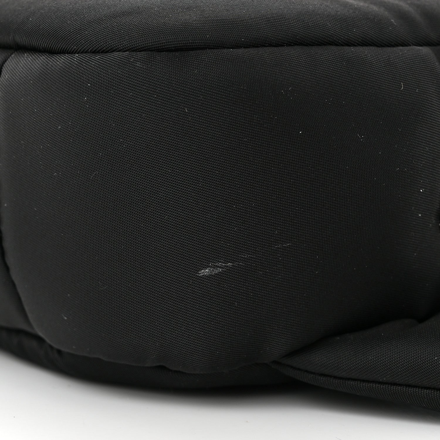 Prada Tessuto Nylon Soft Padded Belt Bag Black 12 of 14