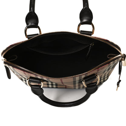 Burberry Haymarket Check Picadilly Bowler Black 4 of 9