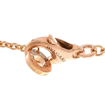 Bulgari 18K Rose Gold White Ceramic B.Zero1 Pendant Necklace 4 of 5