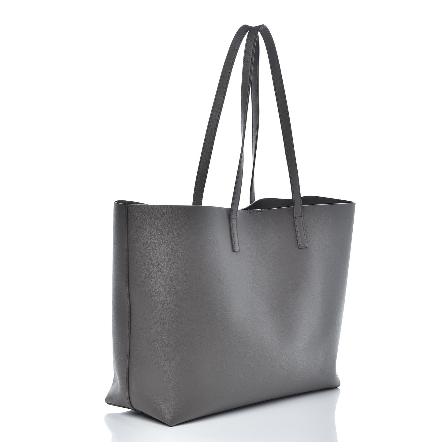 Calfskin Large Shopping Tote Earth