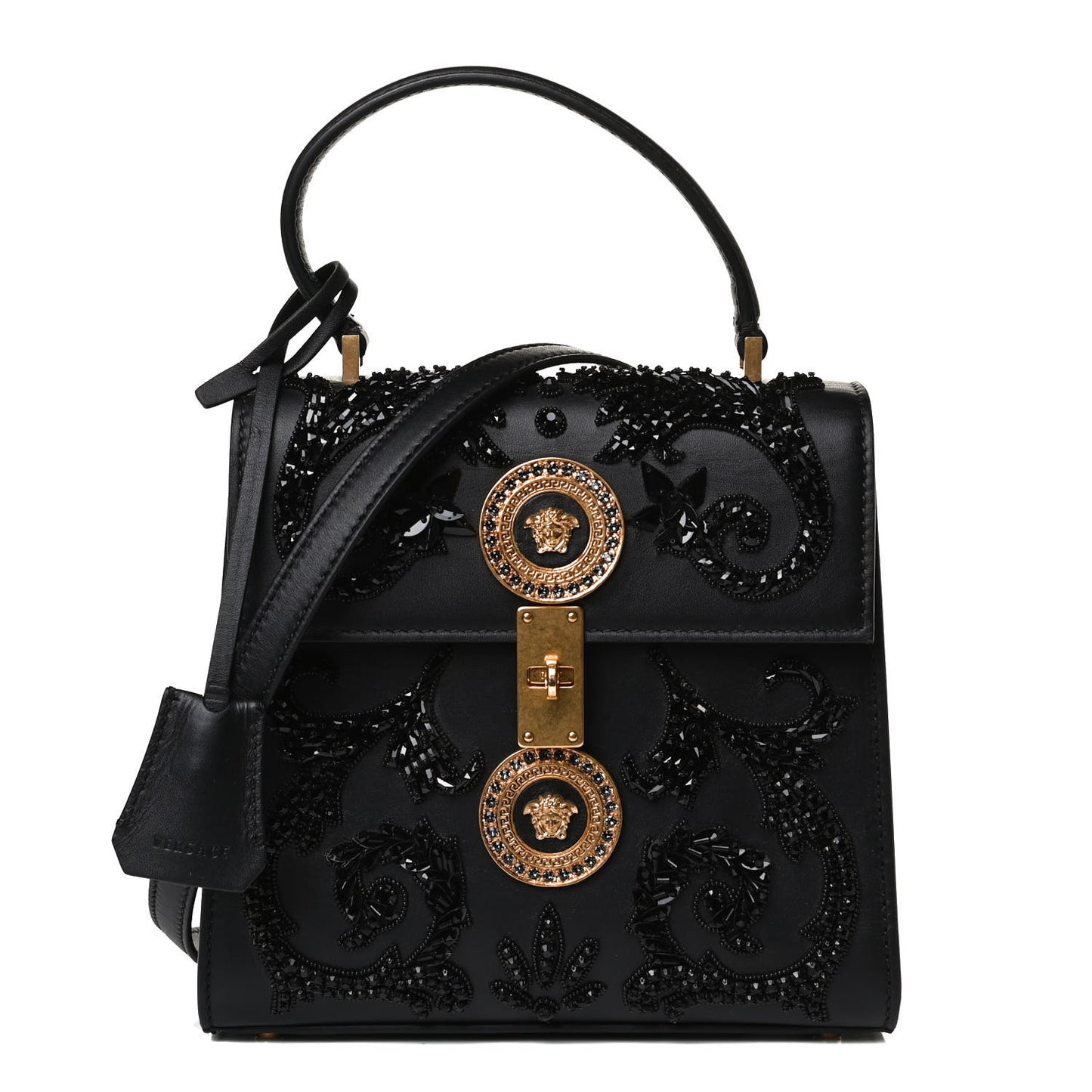 Metal Pochette Extender Key Ring Chain Gold