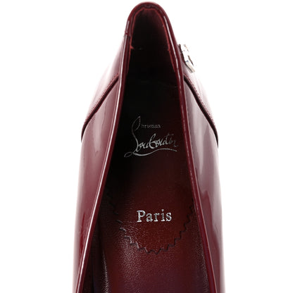 Christian Louboutin Patent Sporty Kate 85 Pumps 40.5 Bordeaux 8 of 9