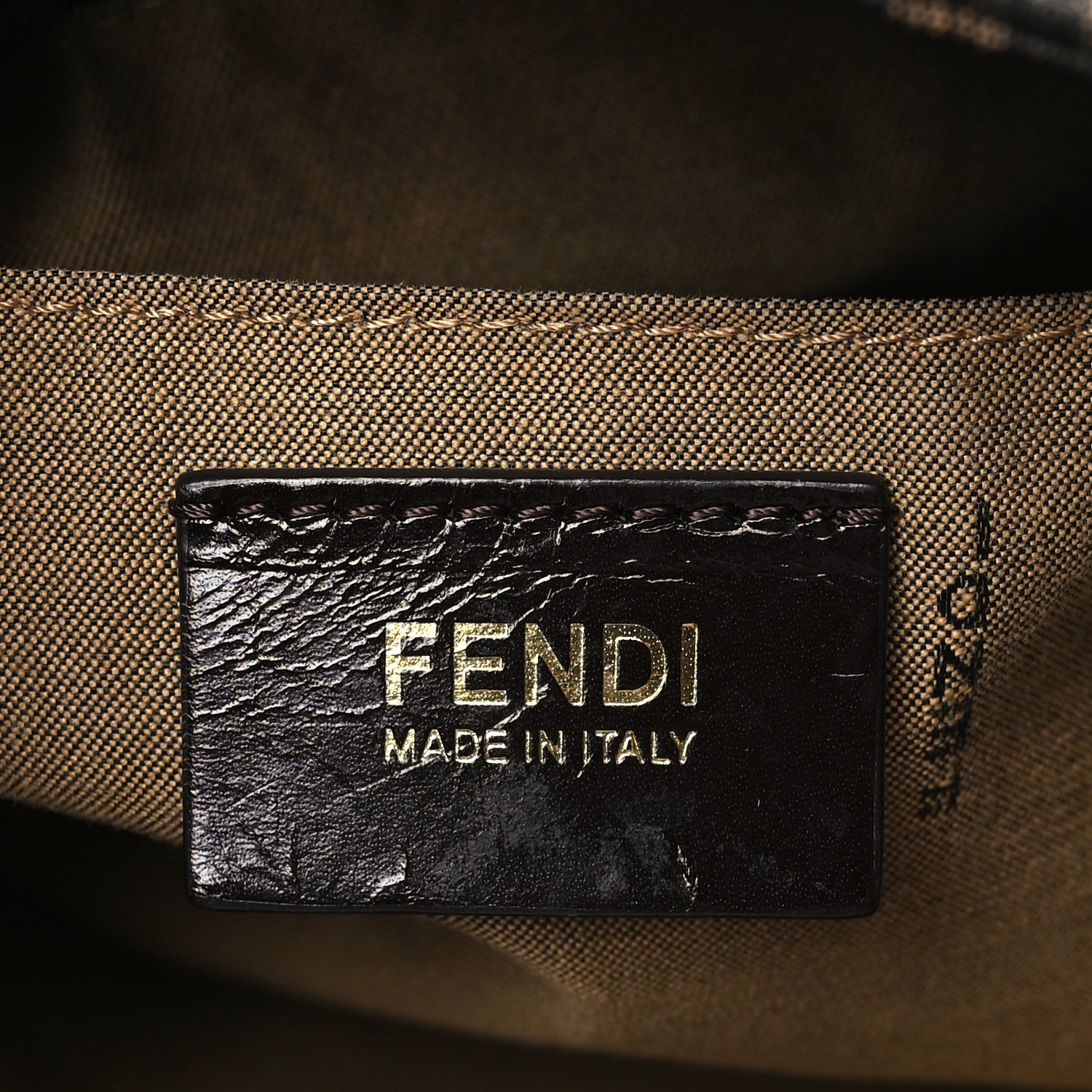 Fendi Chef Shopping Tote Tobacco 6 of 10